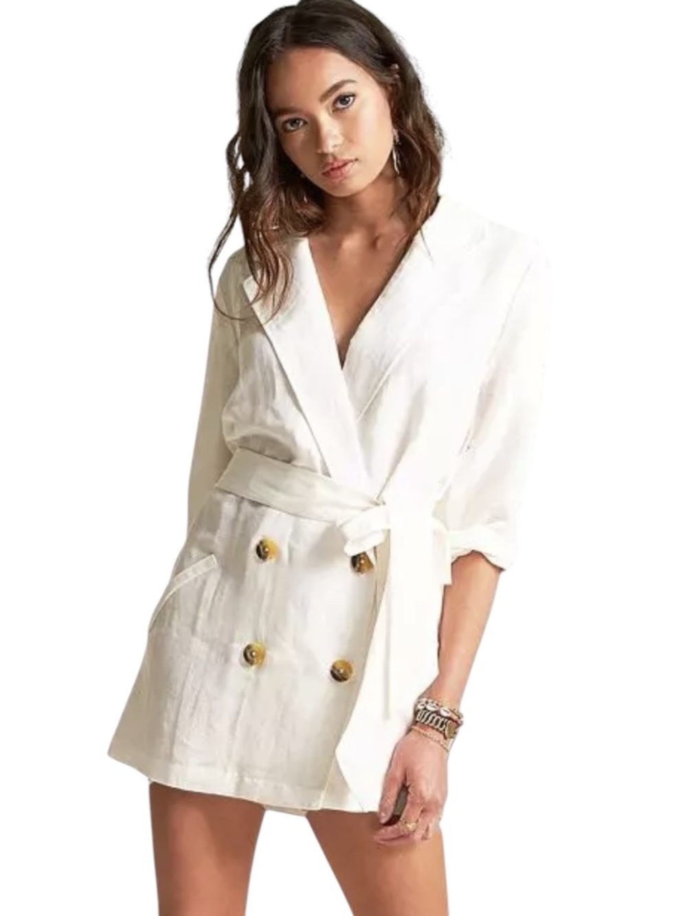 BUCKLE BILLABONG Sincerely Jules Good Luck Blazer Dress sz L
